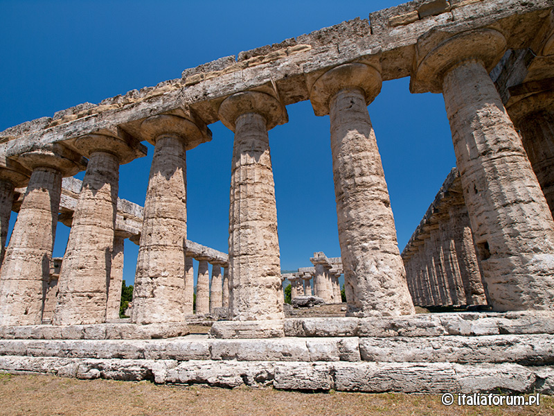 Świątynia Hery, Paestum, Włochy.
